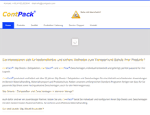 Tablet Screenshot of contpack.com